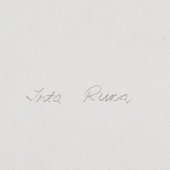 Inta Ruka, photograph signed on verso.