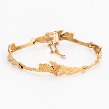 Björn Weckström, rannekoru, "Maariankämmekät"", 14K kultaa.