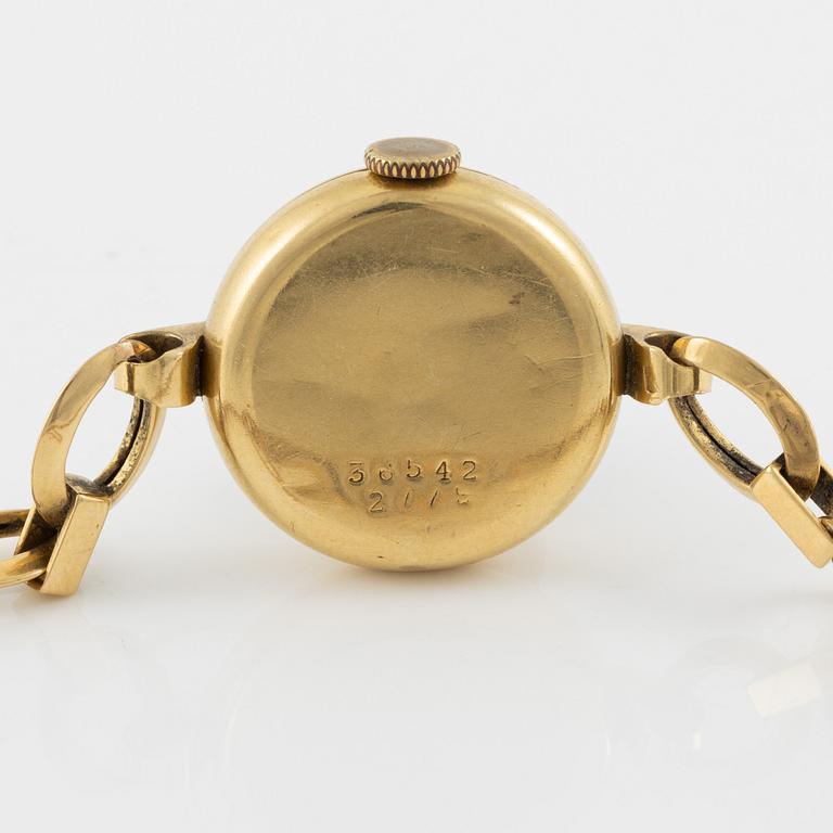 Rolex, armbandsur, 18K guld, 19 mm.
