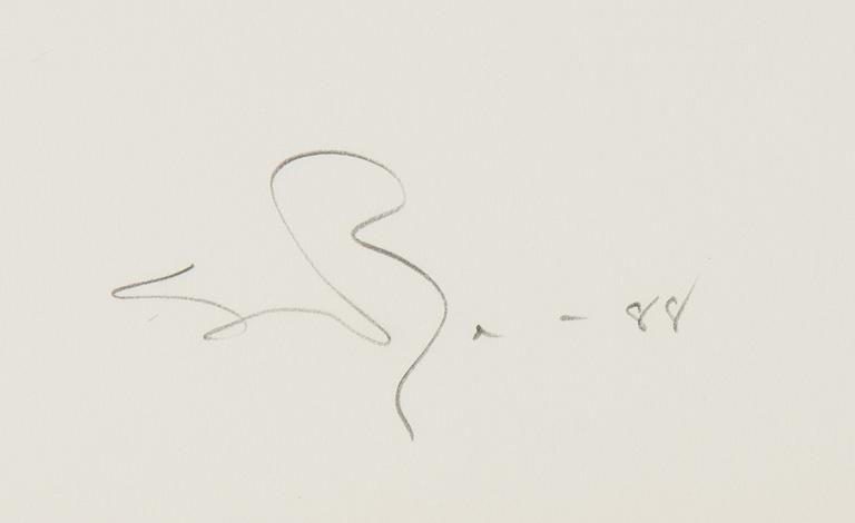 Sven Inge Höglund, acrylic on paper, signed and dated -88.