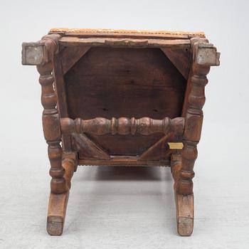 Four Baroque chairs, early 18th century.