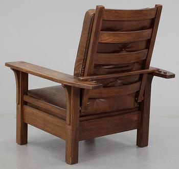 FÅTÖLJ, "Morris chair", L & JG Stickley, USA, 1910-tal.