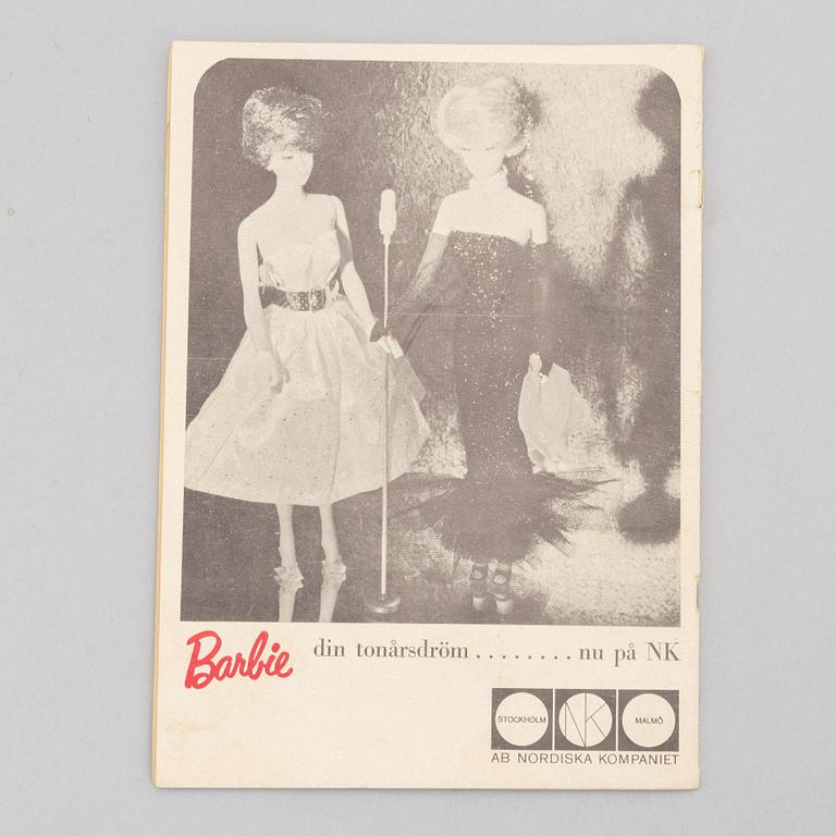 Comic book, "Barbie" issue 1, 1963.