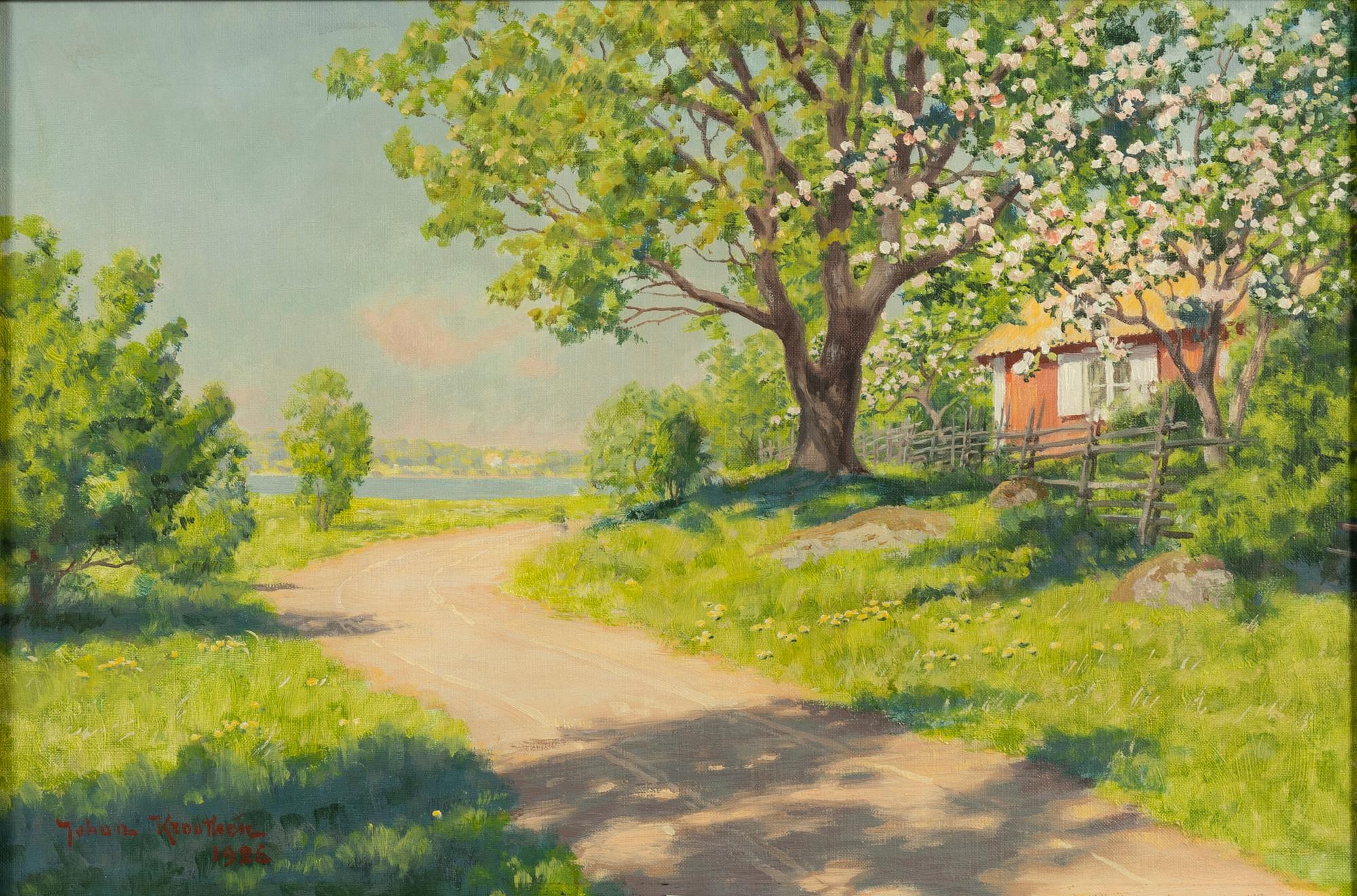 Johan Krouthén, The road bend.