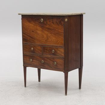 A late Gustvian secretaire, circa 1800.