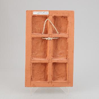 Carl Milles, relief, terracotta, stämpelsignerad och numrerad 43/200.