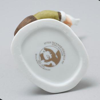 13 earthenware figurines after Jenny Nyström by Kalmar Länsmuseum, late 20th century.