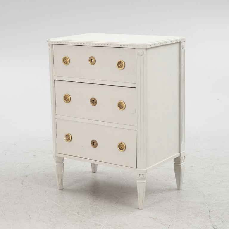 A Gustavian style dresser, around 1900.