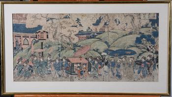 TRÄSNITT, 2 st, sign.