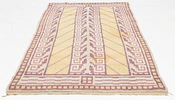 An Art Déco Pile Rug, 1930s. Circa 237 x 112 cm.