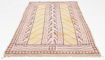 An Art Déco Pile Rug, 1930s. Circa 237 x 112 cm.