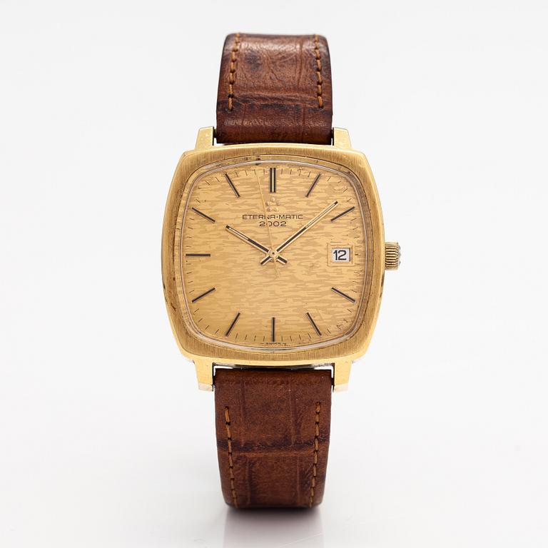 Eterna-Matic, 2002, wristwatch, 34 x 34 mm.