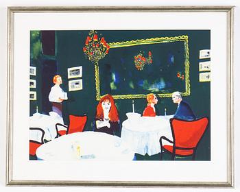 Peter Dahl, lithograph in colors, signed and 230/375.