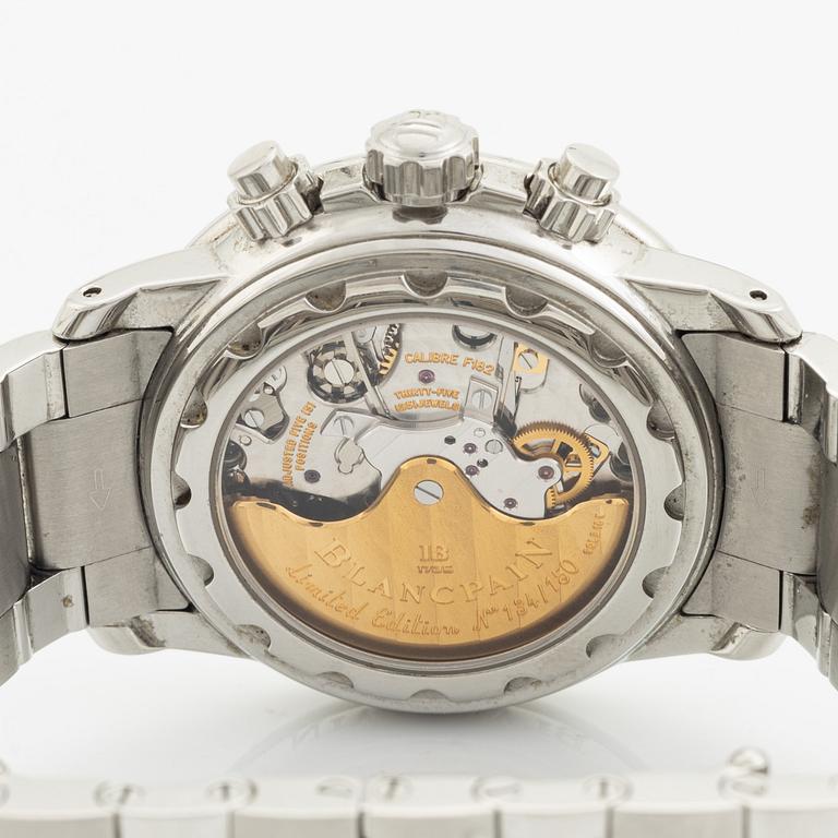 Blancpain, Léman, "Monaco Y.S", Flyback, chronograph, wristwatch, 38 mm.