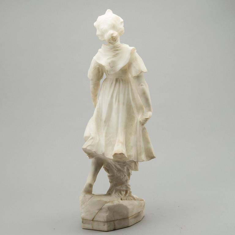 An alabaster sculpture around 1900.