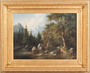 EDUARD BOEHM, oil on canvas, signed.