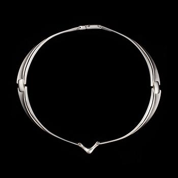 HALSSMYCKE, Vice Versa, sterling silver, Poul Havgaard Lapponia 1993. Vikt 55 g.