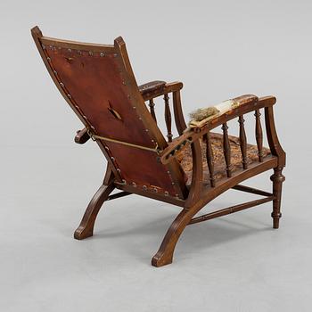 FÅTÖLJ, nyrenässans, 1800-talets slut.