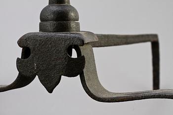 ELDHUNDAR,  järn, 1800-tal.