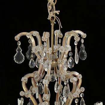 LJUSKRONA, venetiansk stil, 1900-talets första hälft. Höjd ca 120 cm.