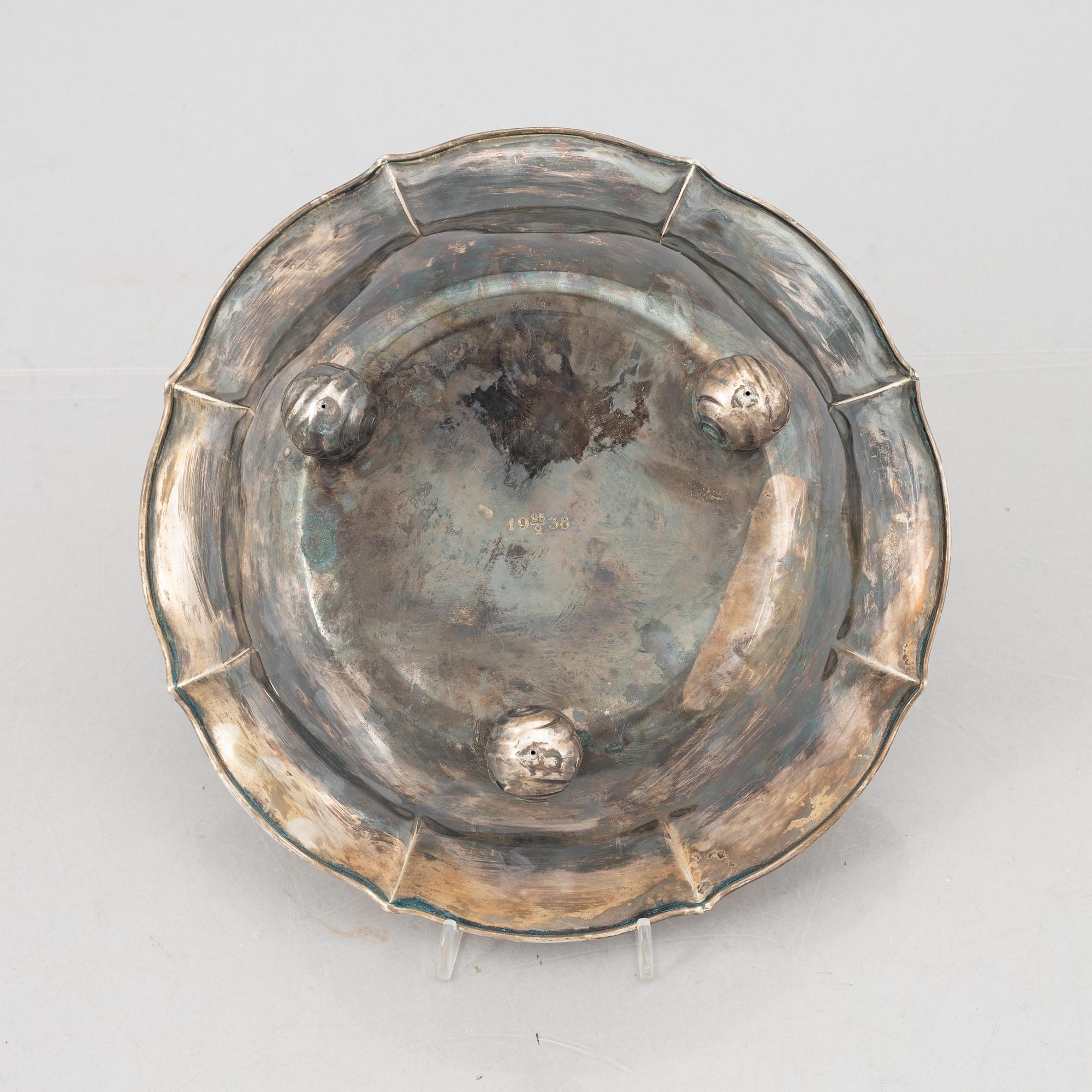 Silver, 7 delar, bl a Öhmans, Lycksele 1968.
