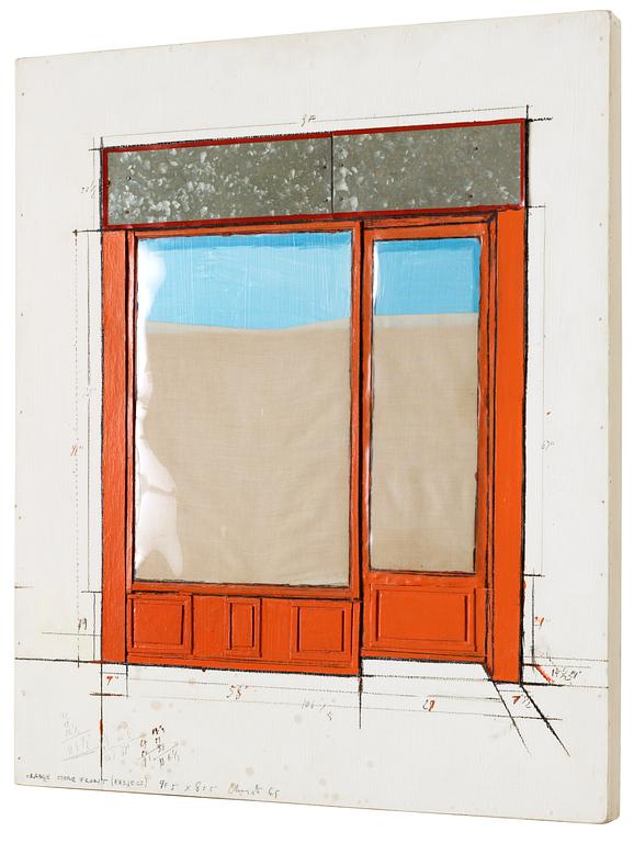 Christo & Jeanne-Claude, "Orange Store Front (Project)".