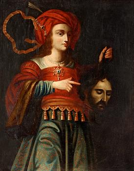 360. Massimo Stanzione Follower of, Judith with Holoferne's head.