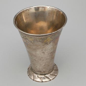 BÄGARE. Silver. Jonas Thomasson Ronander, Stockholm, vikt ca 537g.