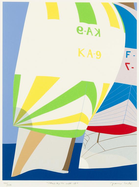 Franco Costa, "Stand by to luff up".