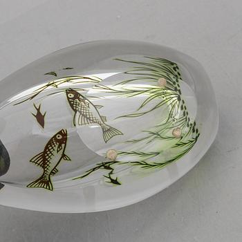 Edward Hald, a glass dish, Orrefors.