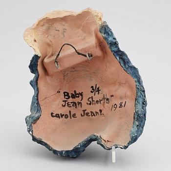 CAROLE FEUREMAN, plaster, 1981, signed and numbered 3/4 on verso.
