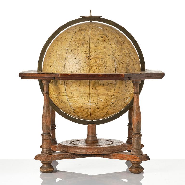 A celestial library globe by A. Åkerman (manufacturer of globes in Uppsala 1759-78), 1759.
