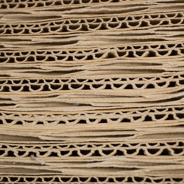 A 21 th century Frank O. Gehry "Wiggle Side Chair" for Vitra, Germany.