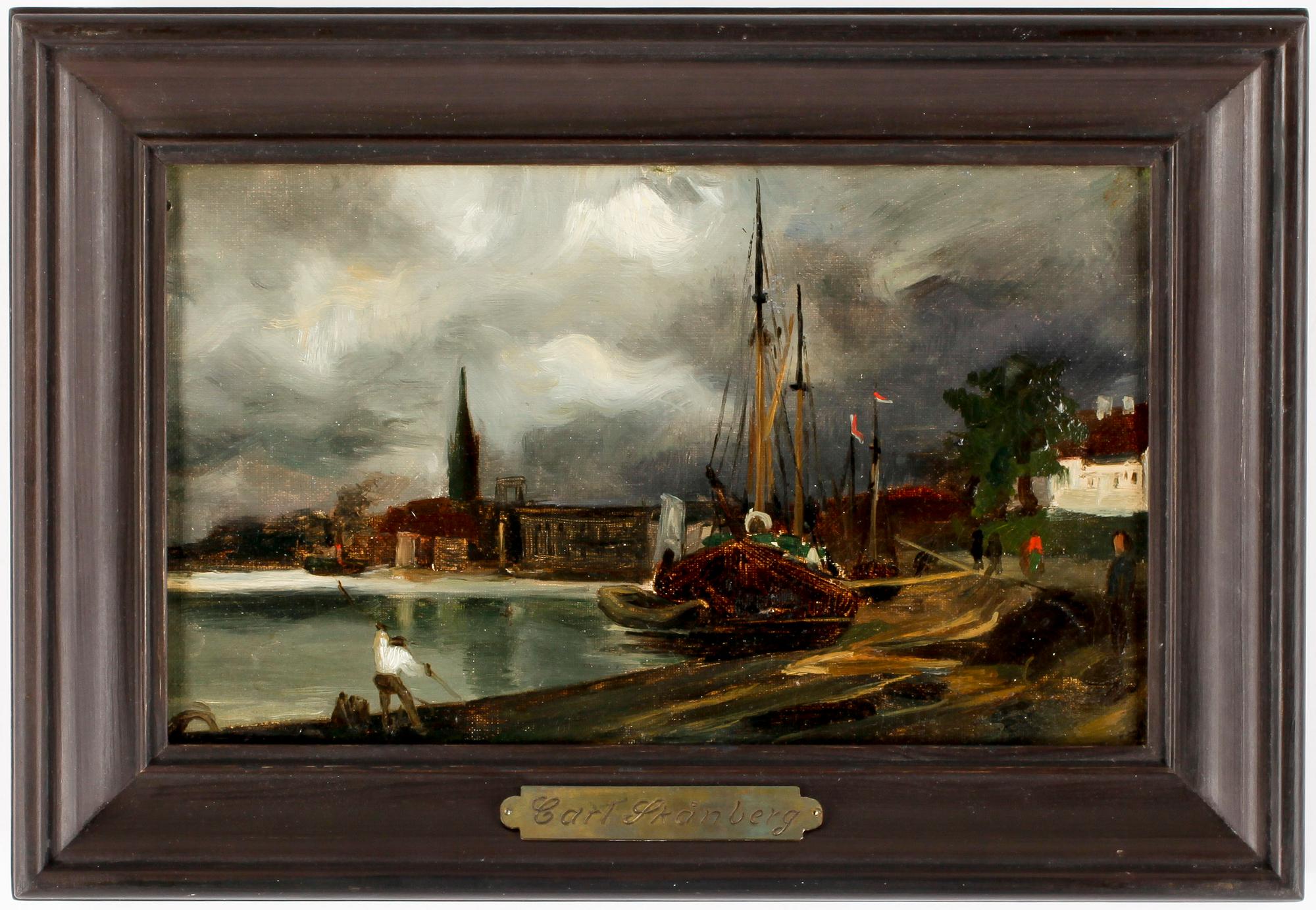 CARL SKÅNBERG, olja på duk.