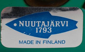 LINTUJA, 2 kpl, lasia, toinen "Pekkasiini", signeeratut O. Toikka Nuutajärvi. 1990-luku.