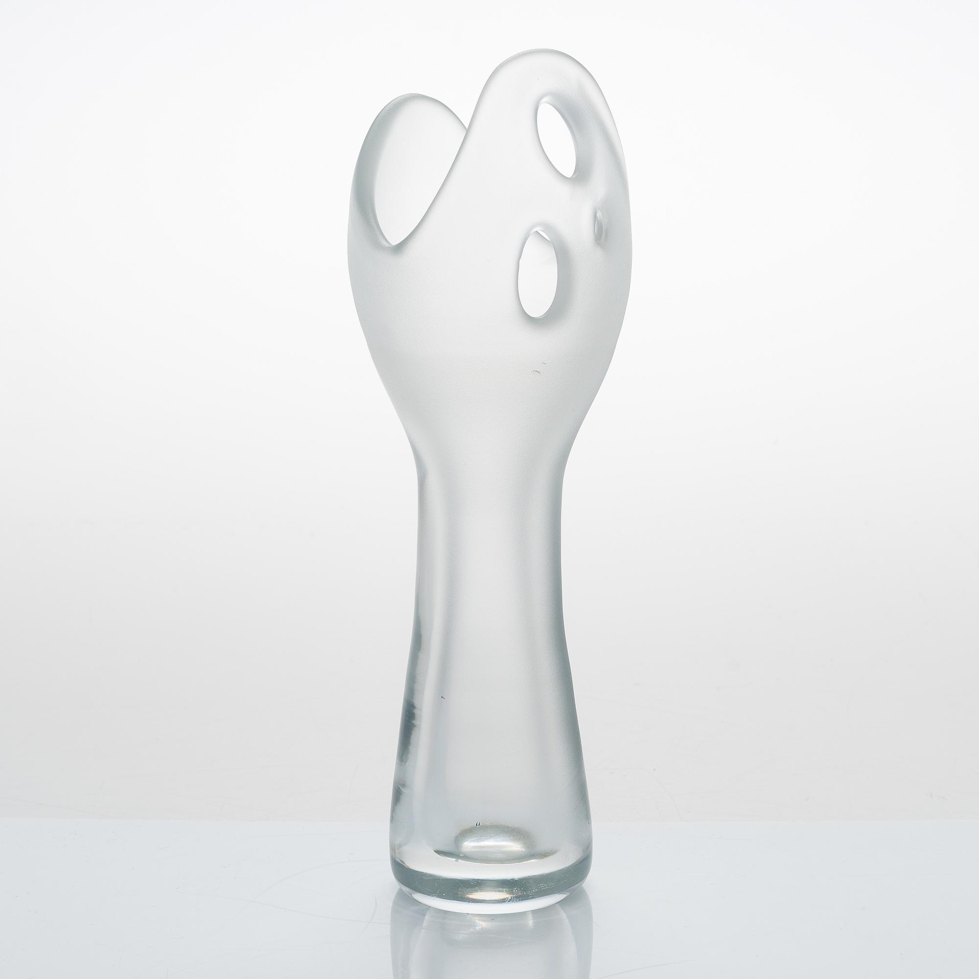 Timo Sarpaneva, konstglas, signerad Timo Sarpaneva 1956. Iittala.