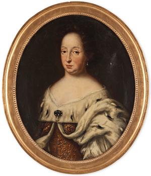 554. David Klöcker Ehrenstrahl Hans ateljé, "Drottning Hedvig Eleonora av Holstein-Gottorp" (1636-1715).