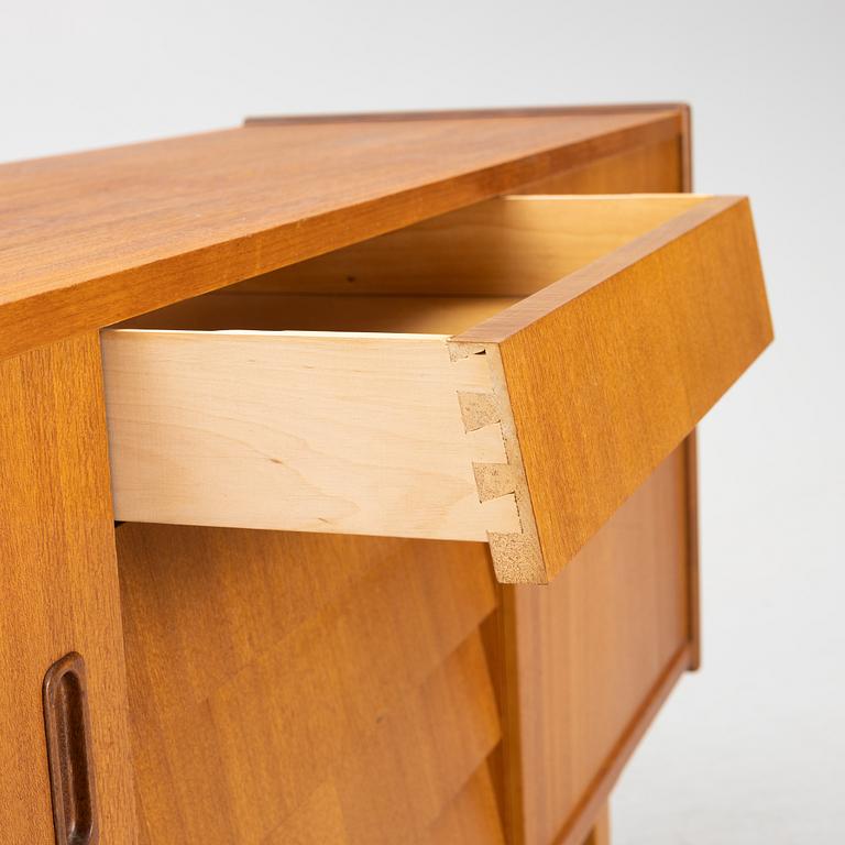 A teak-veneered sideboard, 1950's/60's.