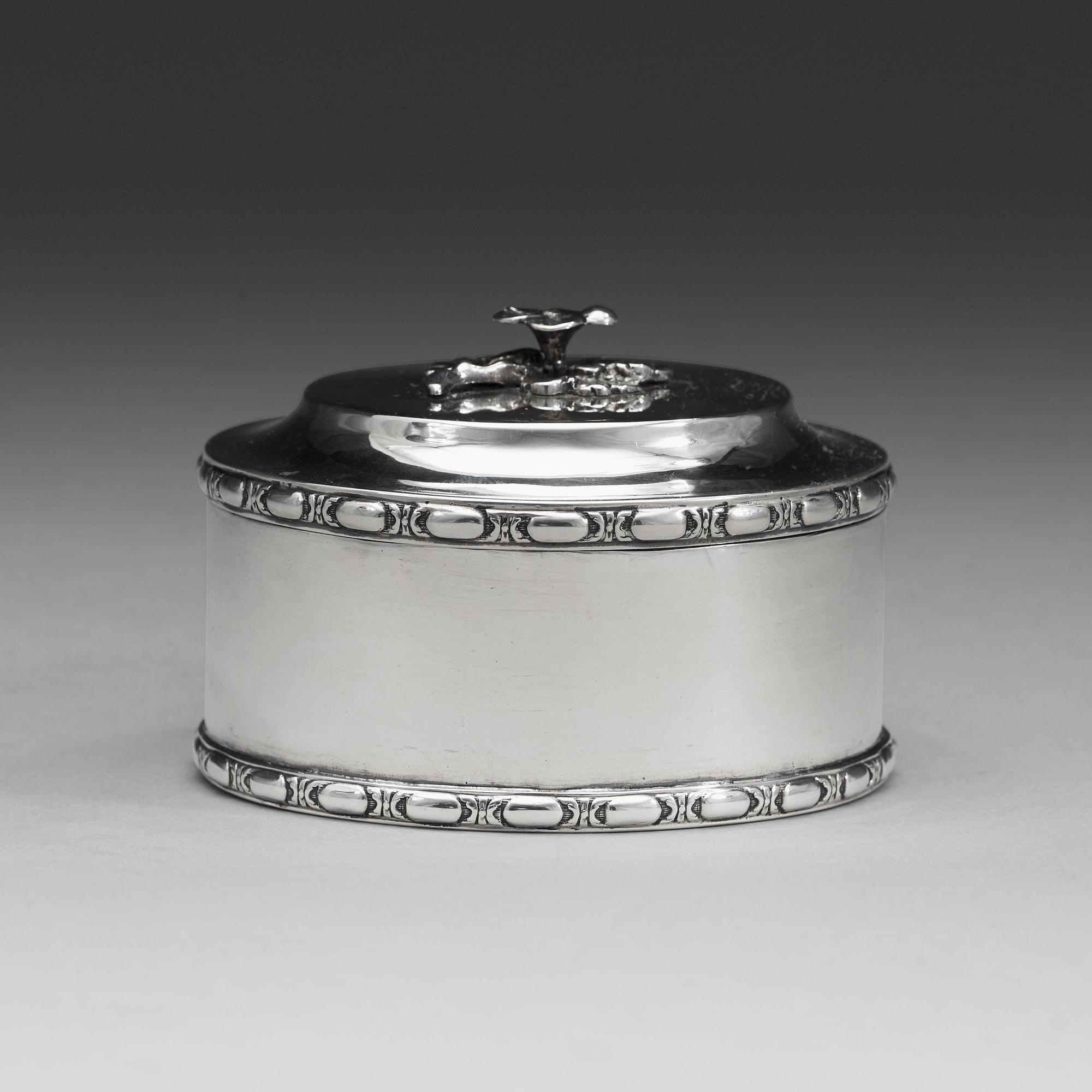 CARL LINDGREN, Norrköping 1786, dosa, silver, gustaviansk.