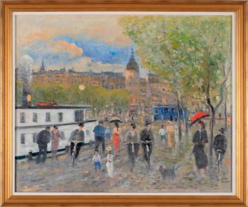 BENGT FRANSSON, olja på duk, sign, 1990-tal.