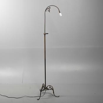 GOLVLAMPA, brons 1900-talets början.