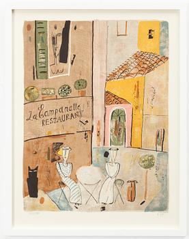 Madeleine Pyk, "Restaurant La Campanette".
