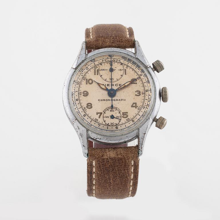 PIERCE, wristwatch, chronograph, 37 mm.