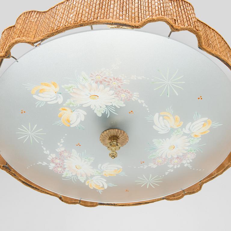 Gunnel Nyman, kattovalaisin, malli 20317 Idman / Kauklahden Lasitehdas 1900-luvun puoliväli.