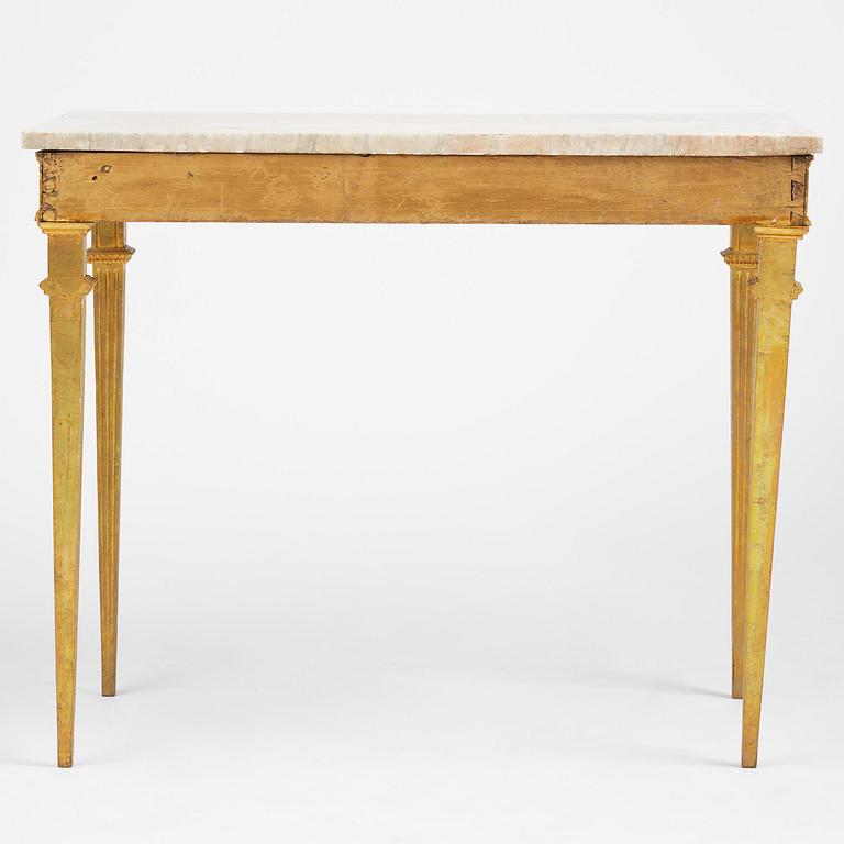 Konsolbord, Stockholmsarbete, omkring år 1800, Sengustavianskt.