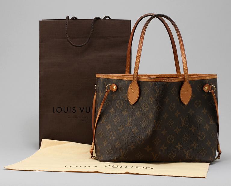 VÄSKA, "Neverfull", Louis Vuitton, Frankrike.