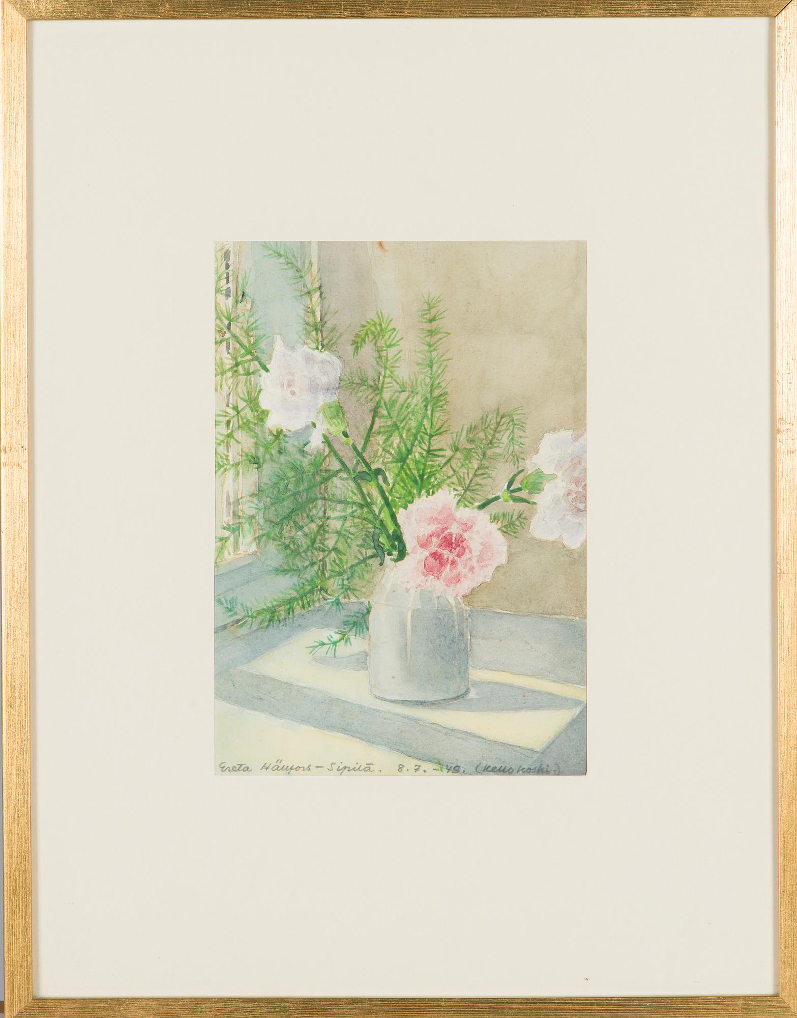 Greta Hällfors-Sipilä, Blomster stilleben.