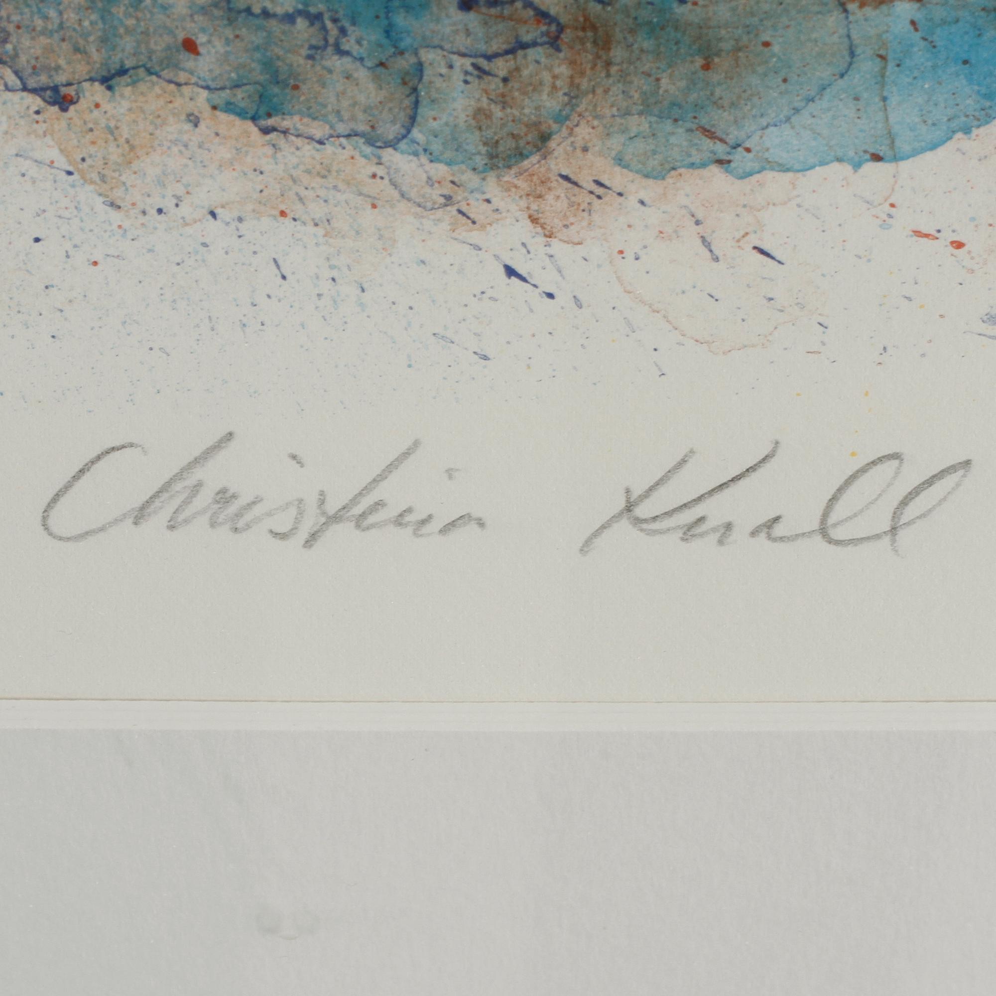 CHRISTINA KNALL, litografi, signerad och numrerad 50/290.
