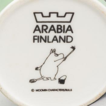 Muumimukeja, 2 kpl, posliinia, Arabia Finland 1990-1993.