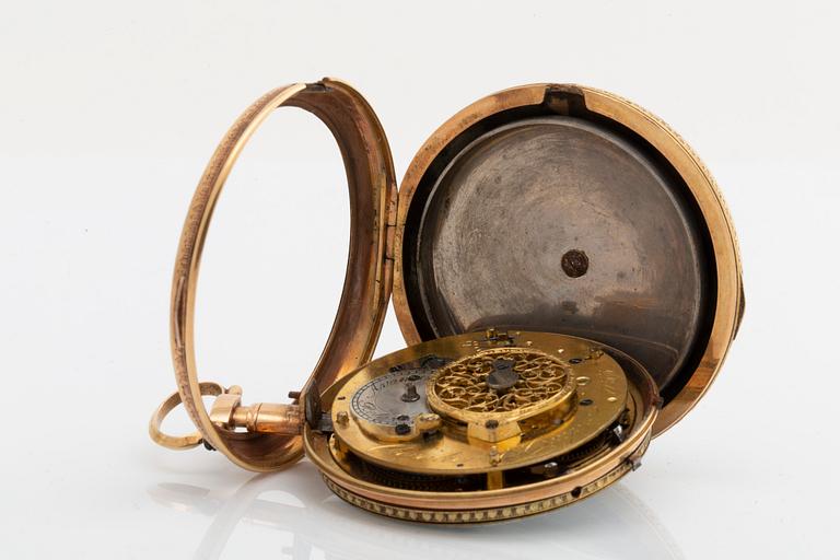 POCKET WATCH, Chevaler et Compagnie, turn of the century 1800, 52 mm.